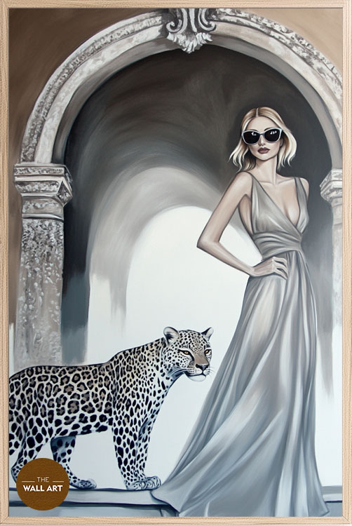 images/products/lady_and_leopard_i/lady_and leopard I_OAK_P.jpg